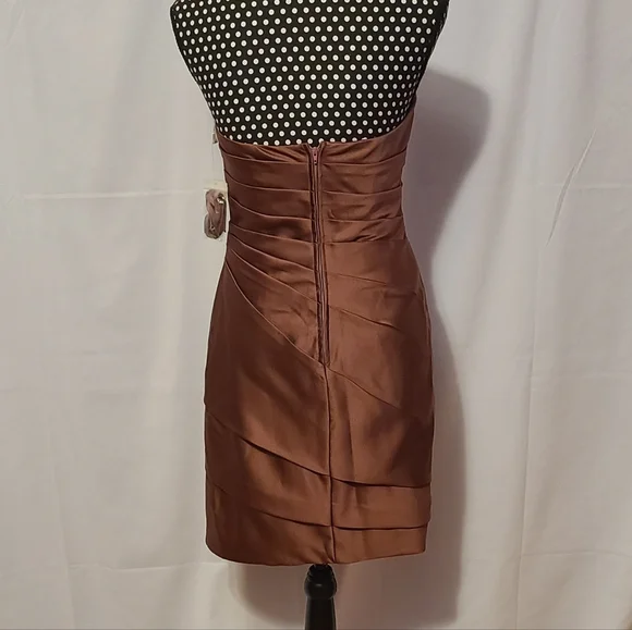 David's Bridal Rosewood Short Dress - Picture 2 of 10